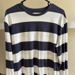 Men's Ralph Lauren Denim & Supply Striped Pullover Navy White Medium M